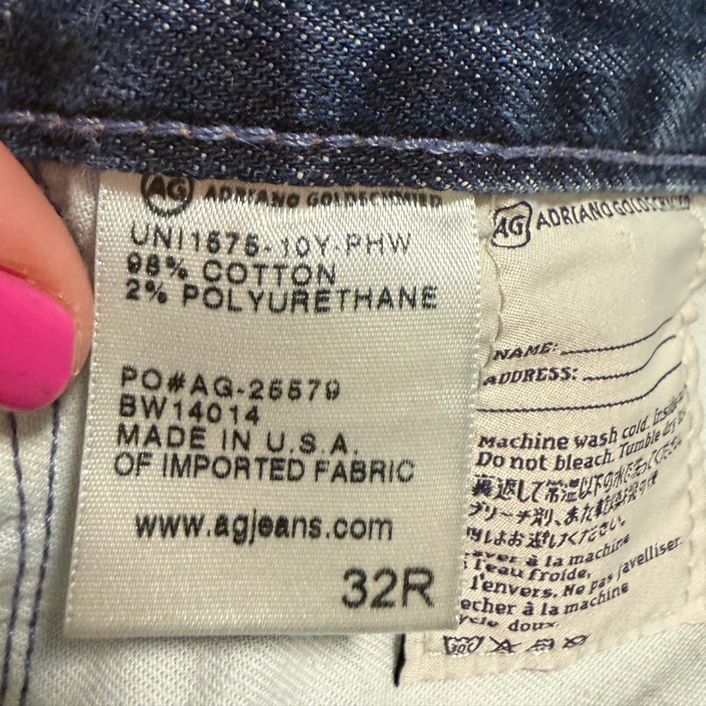 Adriano Goldschmied The Ex-Boyfriend Slouchy Slim Blue Jeans Distressed
Women 32 - Picture 11 of 15